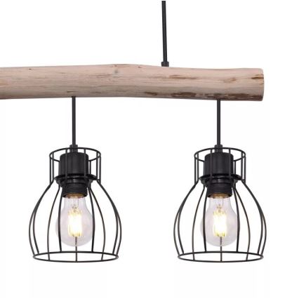 Globo 15326-3N - Csillár zsinóron MINA 3xE27/40W/230V