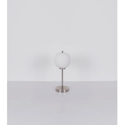 Globo - Asztali lámpa 1xE14/40W/230V matt króm