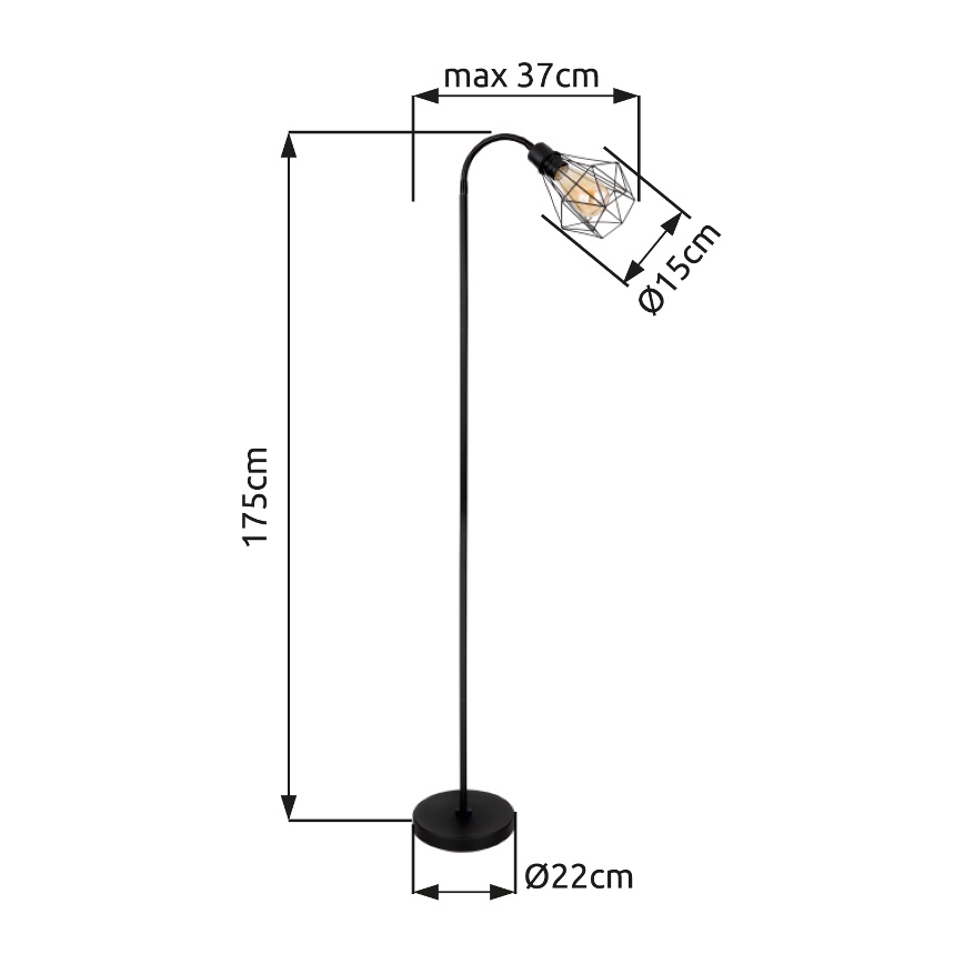 Globo - Állólámpa 1xE27/40W/230V