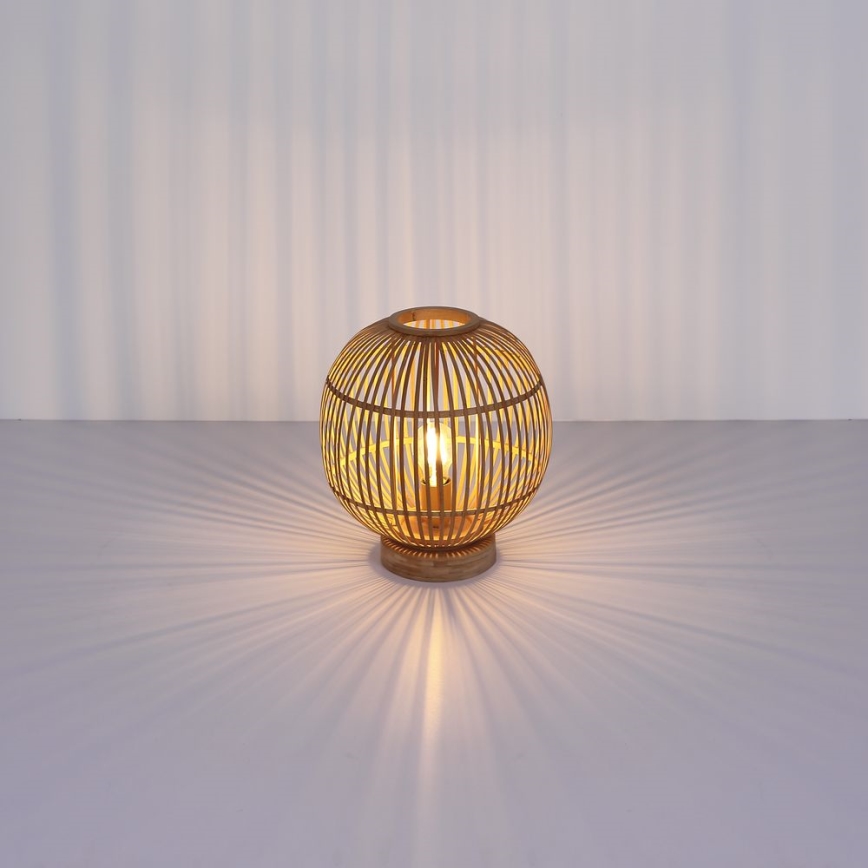 Globo - Asztali lámpa 1xE27/60W230V bambusz