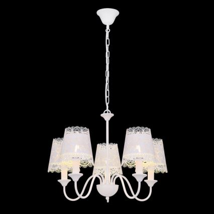 Globo - Csillár láncon 5xE14/40W/230V