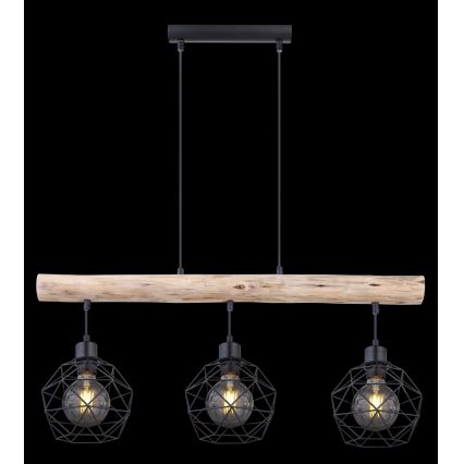 Globo - Csillár zsinóron 3xE27/60W/230V