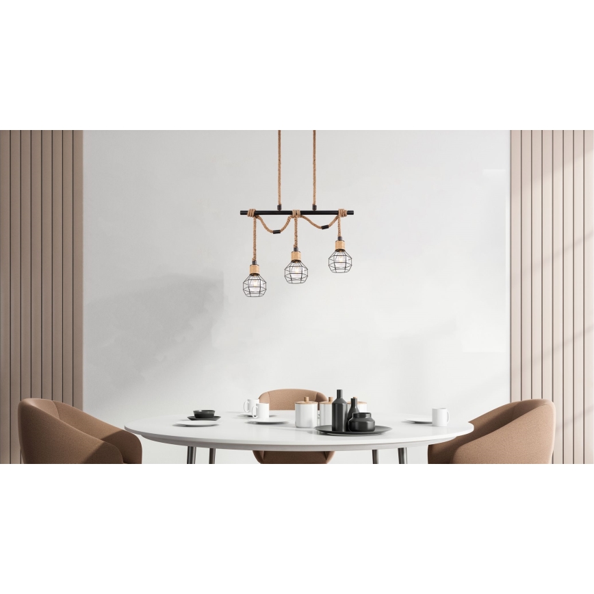 Globo - Csillár   3xE27/60W/230V