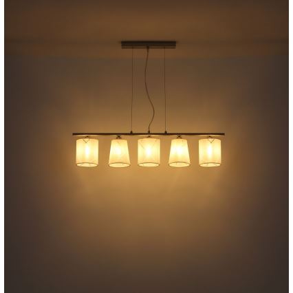 Globo - Csillár zsinóron 5xE14/25W/230V