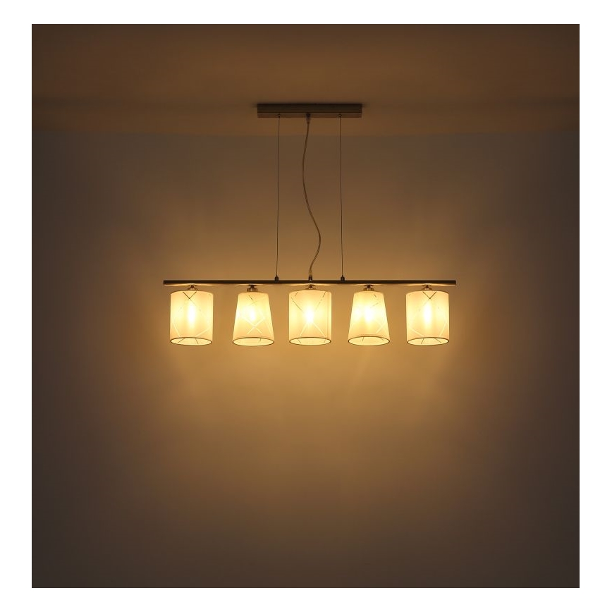 Globo - Csillár zsinóron 5xE14/25W/230V