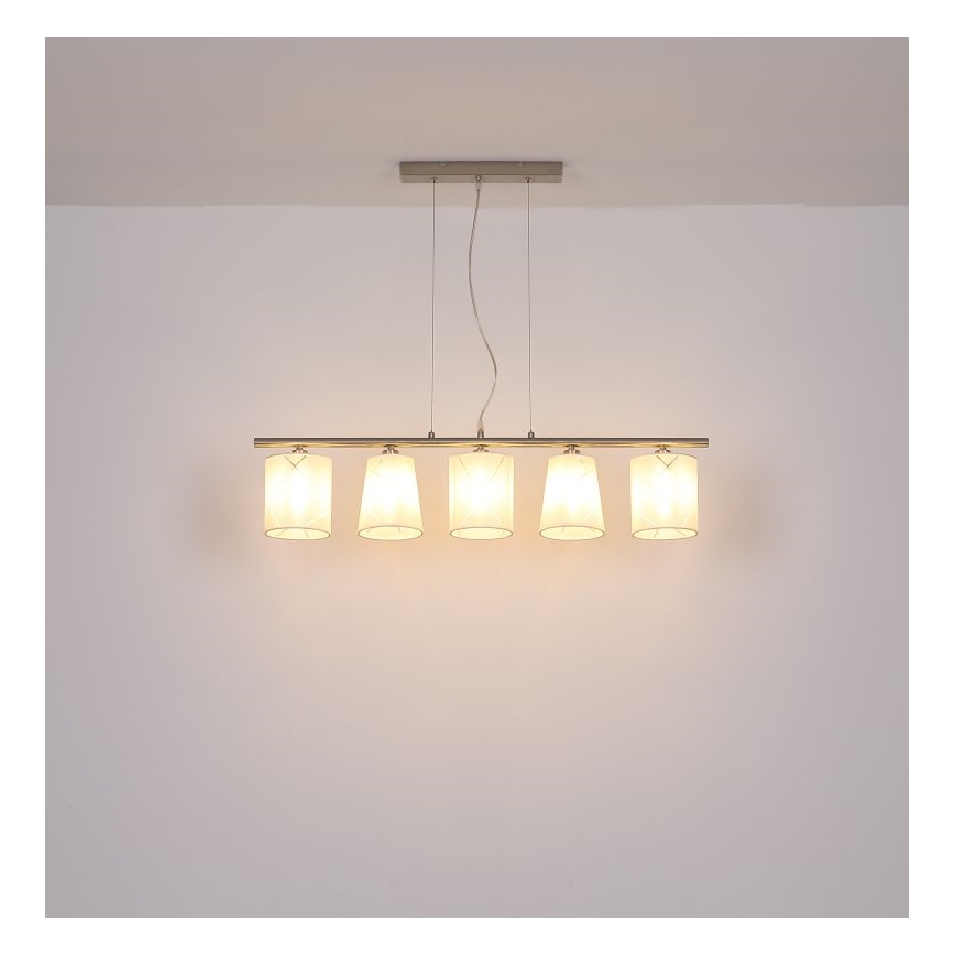 Globo - Csillár zsinóron 5xE14/25W/230V