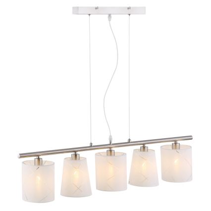 Globo - Csillár zsinóron 5xE14/25W/230V