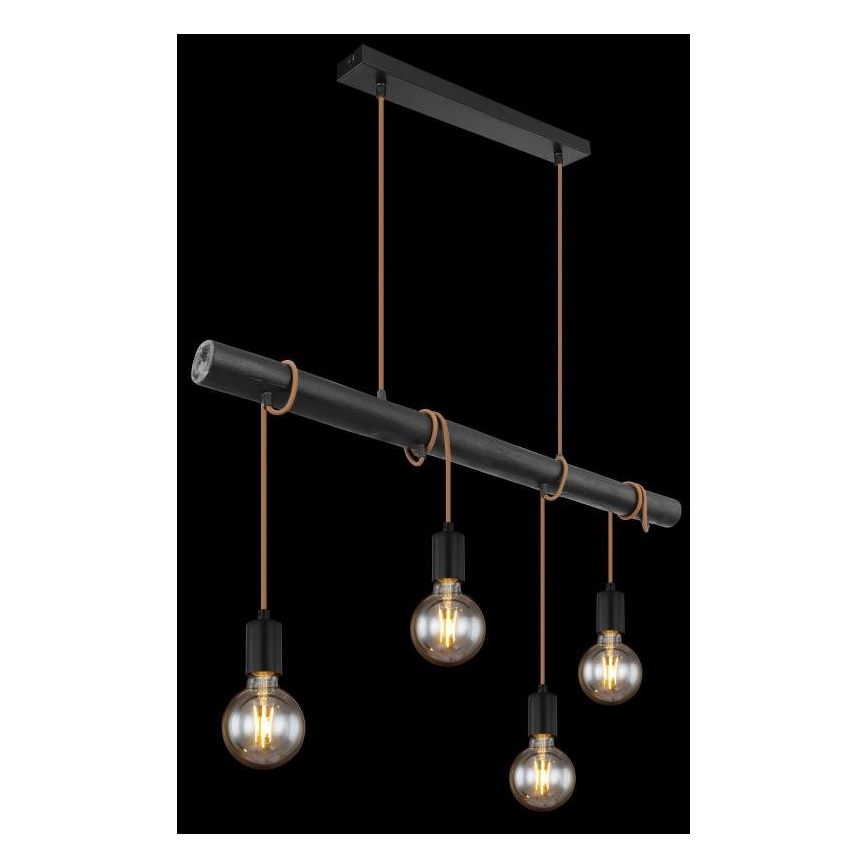 Globo 15459-4H - Csillár zsinóron LEO 4xE27/60W/230V