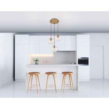 Globo - Csillár zsinóron 3xE27/60W/230V