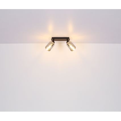 Globo - Spotlámpa 2xE27/15W/230V fekete
