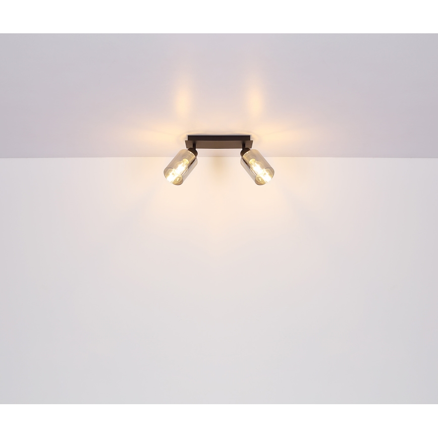 Globo - Spotlámpa 2xE27/15W/230V fekete