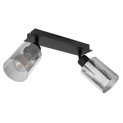 Globo - Spotlámpa 2xE27/15W/230V fekete