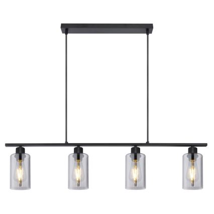 Globo - Csillár zsinóron 4xE27/60W/230V fekete