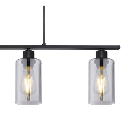 Globo - Csillár zsinóron 4xE27/60W/230V fekete