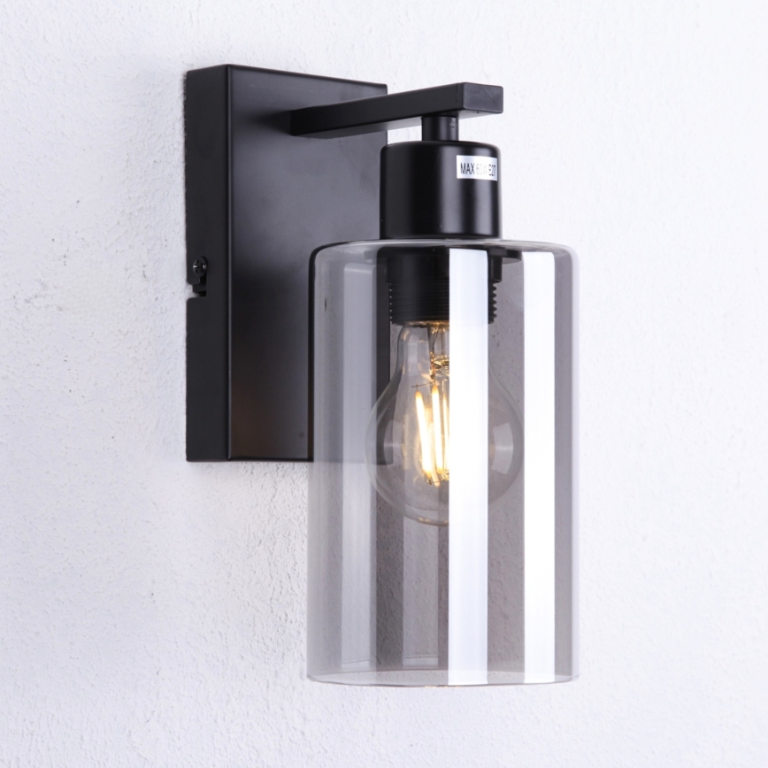 Globo - Fali lámpa 1xE27/60W/230V fekete