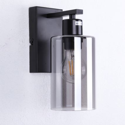 Globo - Fali lámpa 1xE27/60W/230V fekete