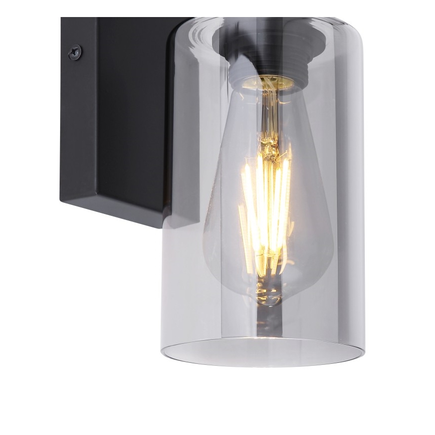 Globo - Fali lámpa 1xE27/60W/230V fekete