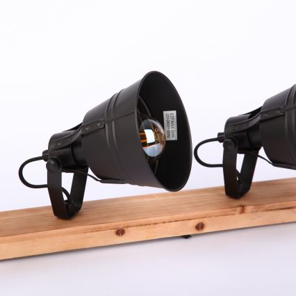 Globo - Spotlámpa 4xE27/60W/230V fenyő