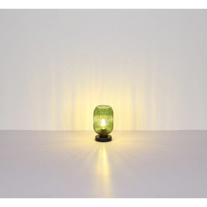Globo - Asztali lámpa 1xE27/40W/230V zöld