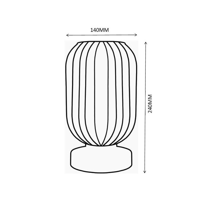 Globo - Asztali lámpa 1xE27/40W/230V lila