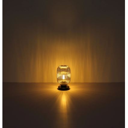 Globo - Asztali lámpa 1xE27/40W/230V szürke