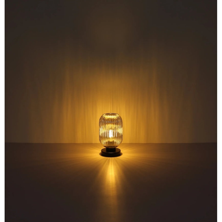 Globo - Asztali lámpa 1xE27/40W/230V szürke