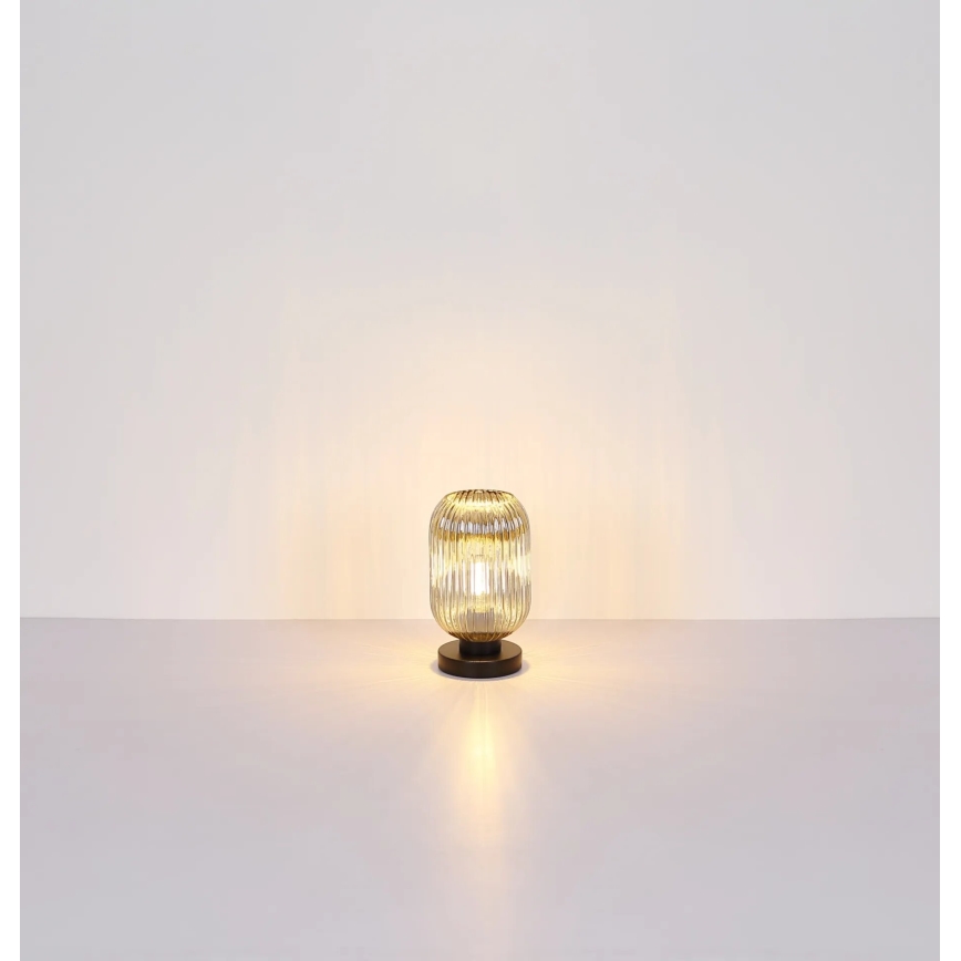 Globo - Asztali lámpa 1xE27/40W/230V szürke