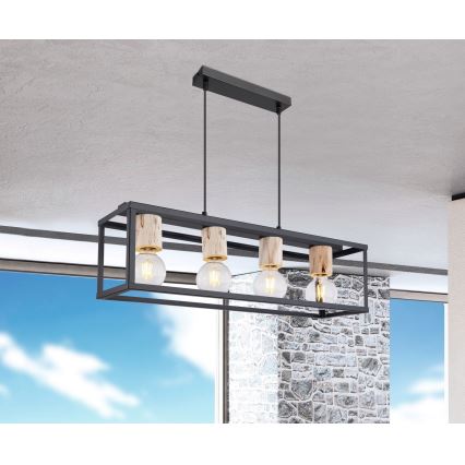 Globo - Csillár zsinóron 4xE27/60W/230V