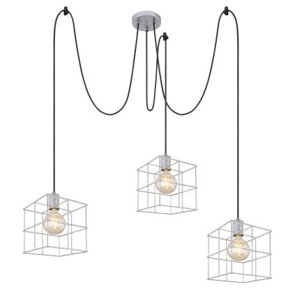 Globo 15530Z-3H1 - Csillár zsinóron MERRIL 3xE27/60W/230V