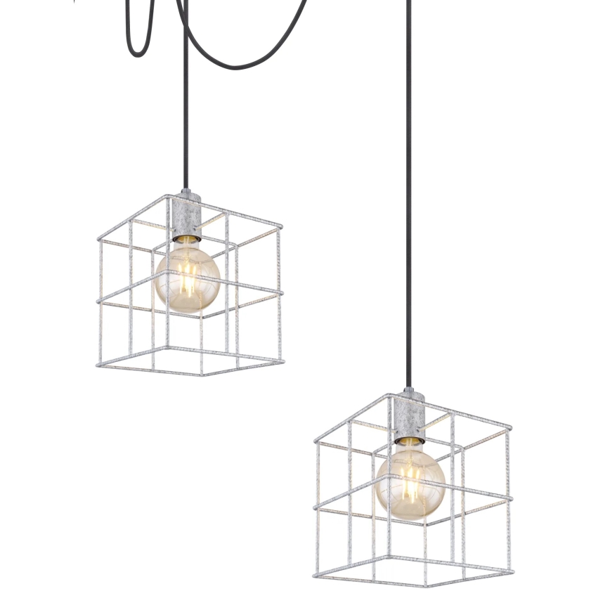 Globo 15530Z-3H1 - Csillár zsinóron MERRIL 3xE27/60W/230V