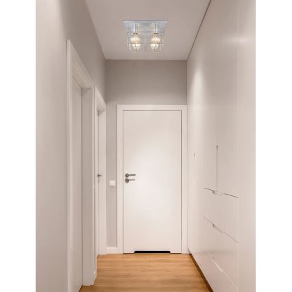 Globo 15530Z-4D - Mennyezeti lámpa MERRIL 4xE27/60W/230V