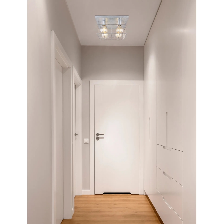 Globo 15530Z-4D - Mennyezeti lámpa MERRIL 4xE27/60W/230V