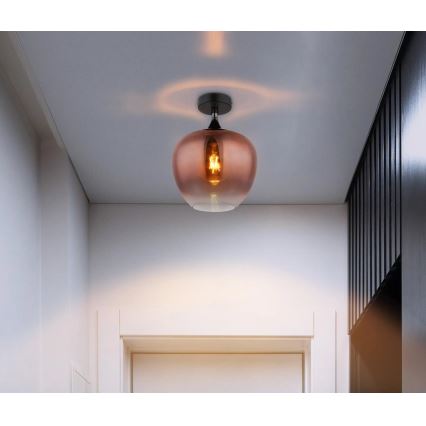 Globo - Mennyezeti lámpa 1xE27/40W/230V réz