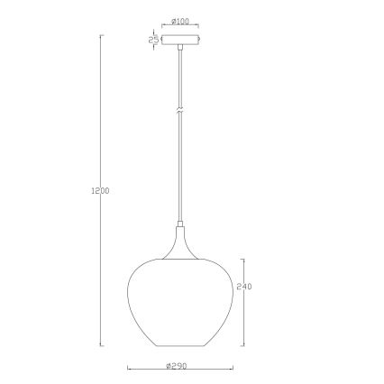 Globo - Csillár zsinóron 1xE27/40W/230V átm. 29 cm fehér/antracit