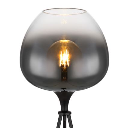 Globo - állólámpa 1xE27/60W/230V fekete