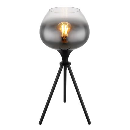 Globo - Asztali lámpa 1xE27/40W/230V fekete