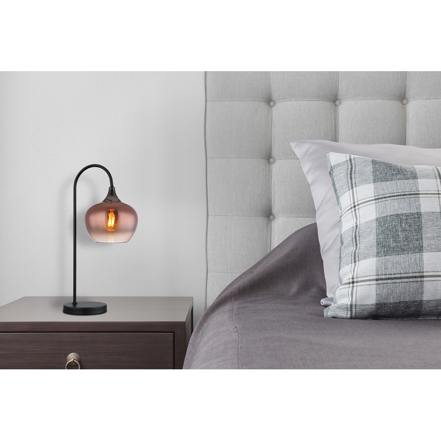 Globo - Asztali lámpa 1xE27/40W/230V réz