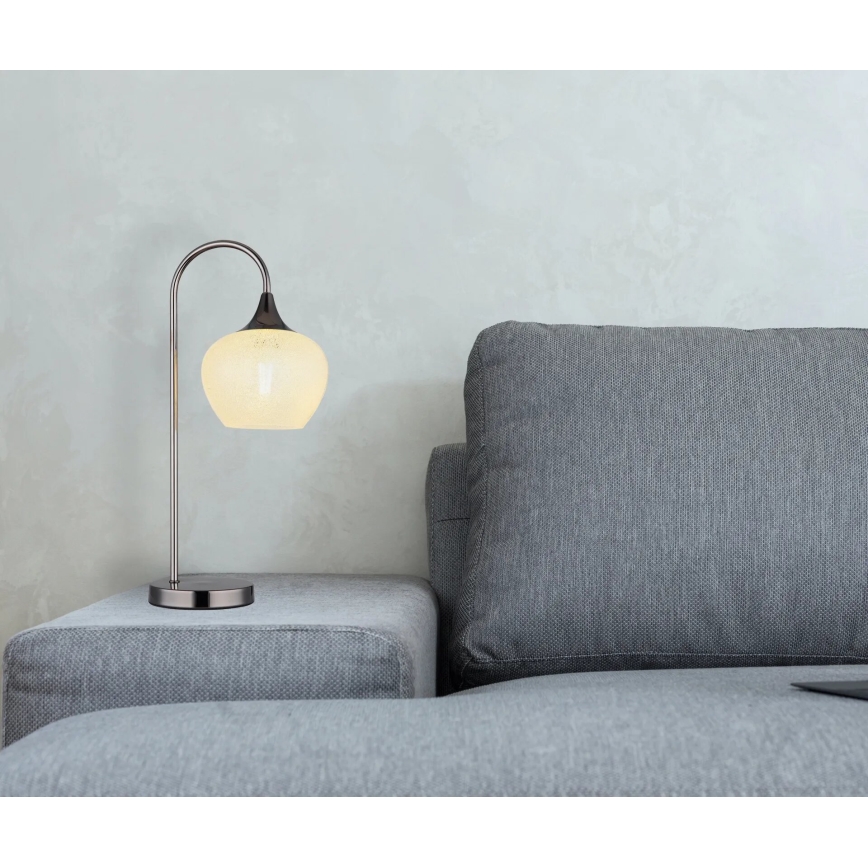 Globo - Asztali lámpa 1xE27/40W/230V fehér/antracit