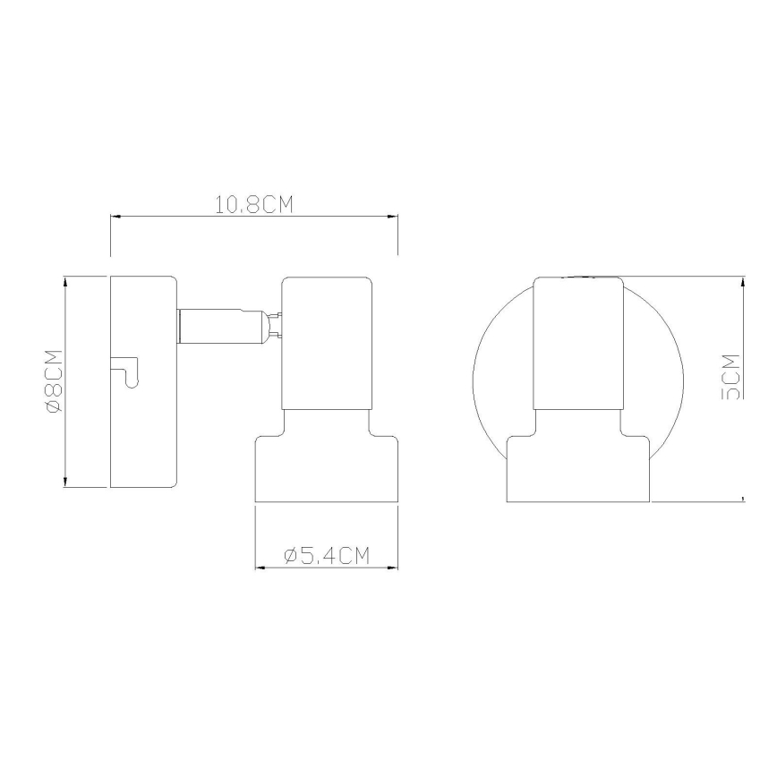 Globo - Asztali lámpa 1xE27/40W/230V fehér/antracit