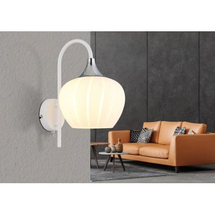 Globo - Fali lámpa 1xE27/40W/230V fehér