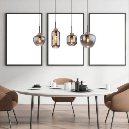 Globo - Csillár zsinóron 4xE27/40W/230V