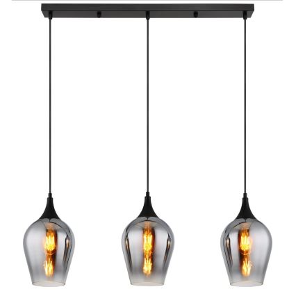 Globo - Csillár zsinóron 3xE27/60W/230V