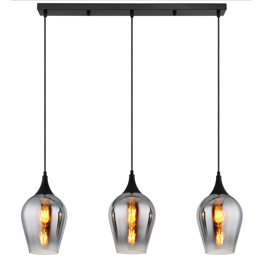 Globo - Csillár zsinóron 3xE27/60W/230V