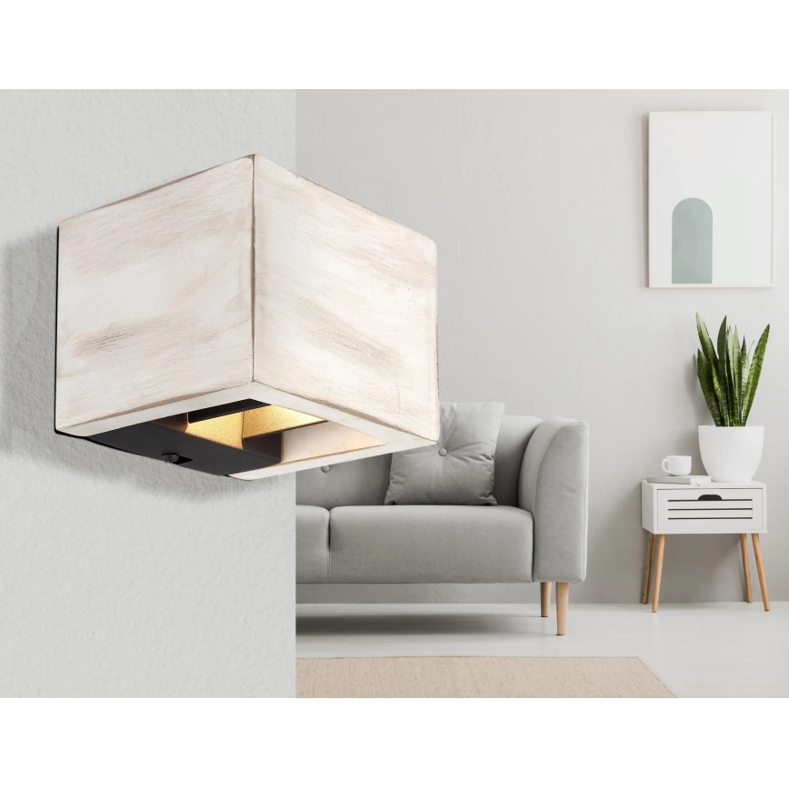 Globo - LED fali lámpa LED/8W/230V krémes