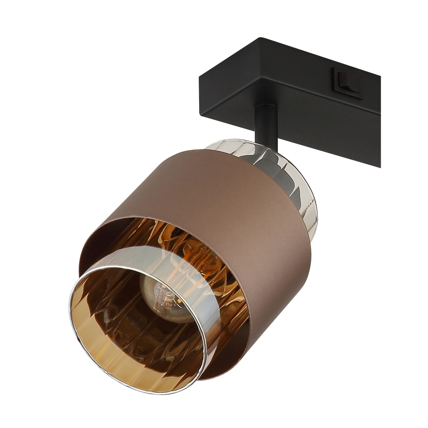 Globo - Spotlámpa 2xE27/40W/230V fekete/bronz