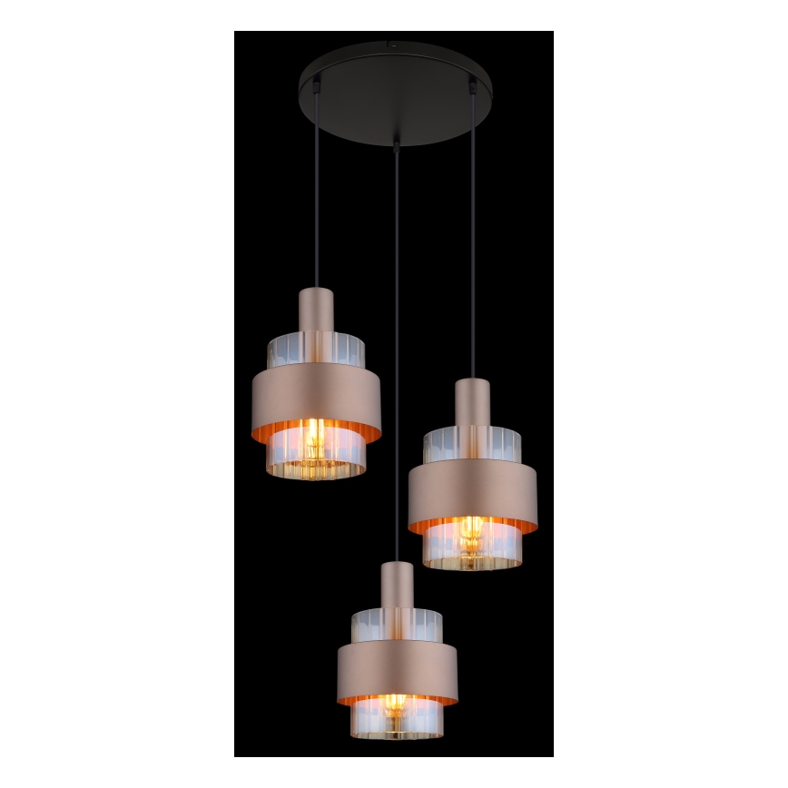 Globo - Kábeles csillár 3xE27/60W/230V