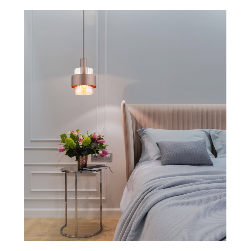 Globo - Zsinóros függőlámpa 1xE27/60W/230V