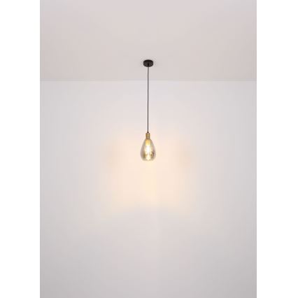 Globo - Csillár zsinóron 1xE27/40W/230V sárgaréz