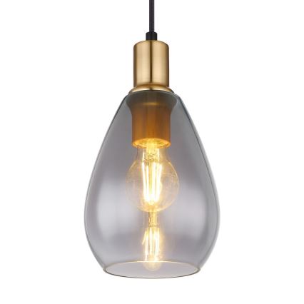 Globo - Csillár zsinóron 1xE27/40W/230V sárgaréz