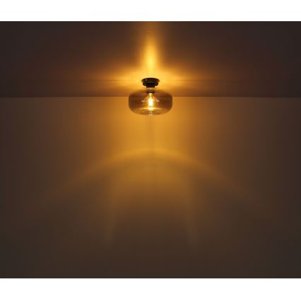 Globo - Felületre szerelhető csillár 1xE27/40W/230V átm. 28 cm szürke